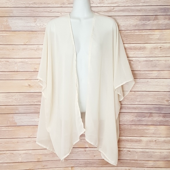 cream kimono cardigan
